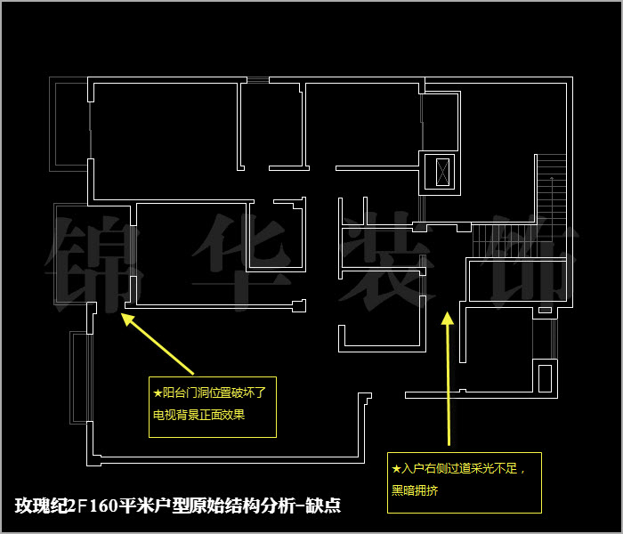 融僑中央花園玫瑰紀(jì)二樓160平米 戶型